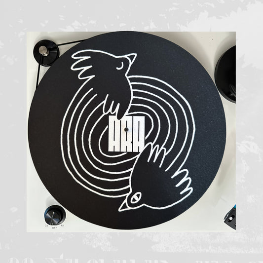 "ARA" Birds Turntable Slipmat