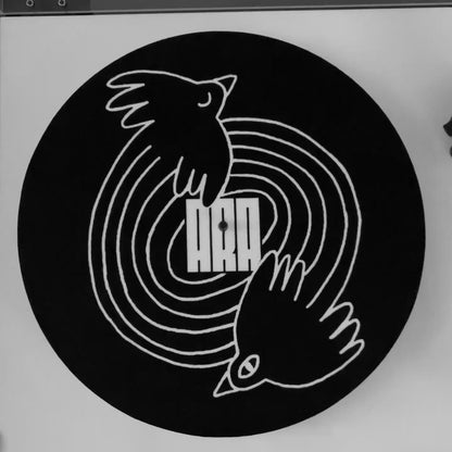 "ARA" Birds Turntable Slipmat